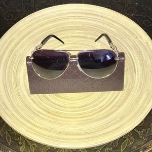 Gold Gucci aviators.AUTHENTIC!